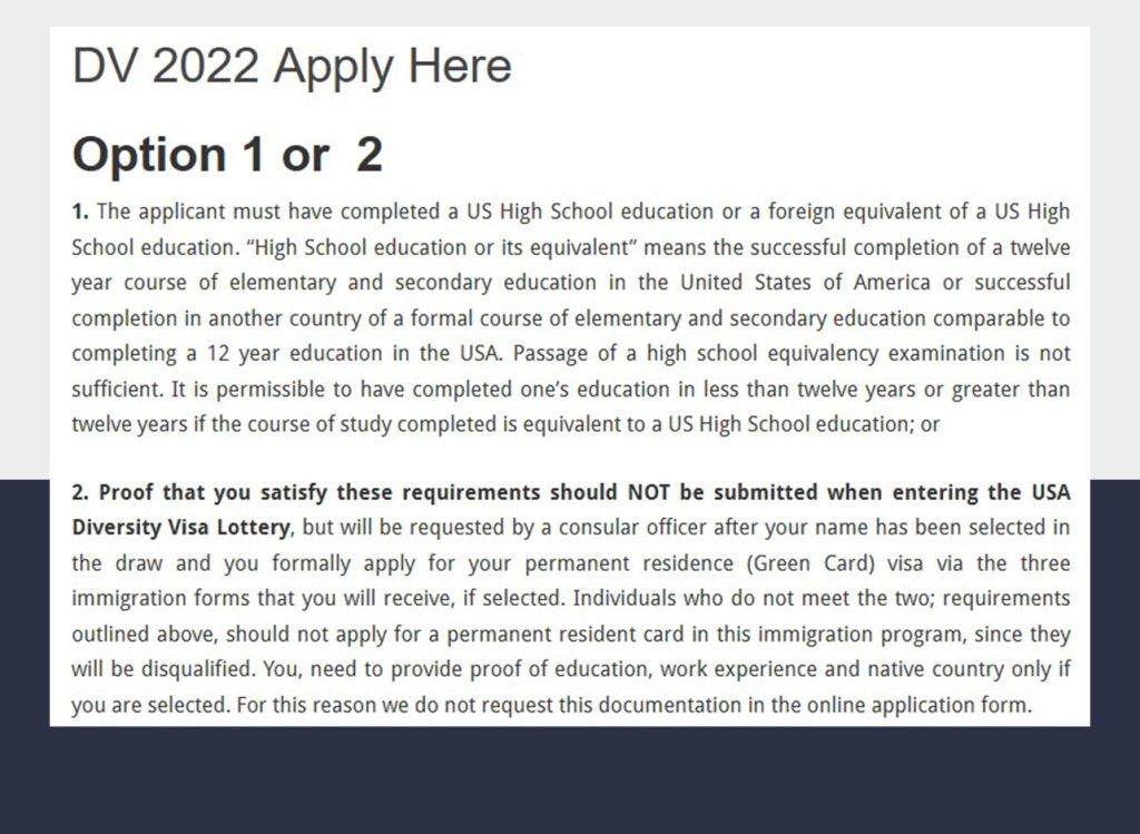 DV Lottery