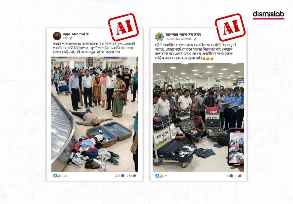 Factcheck-ai-images-airport-loot-claim