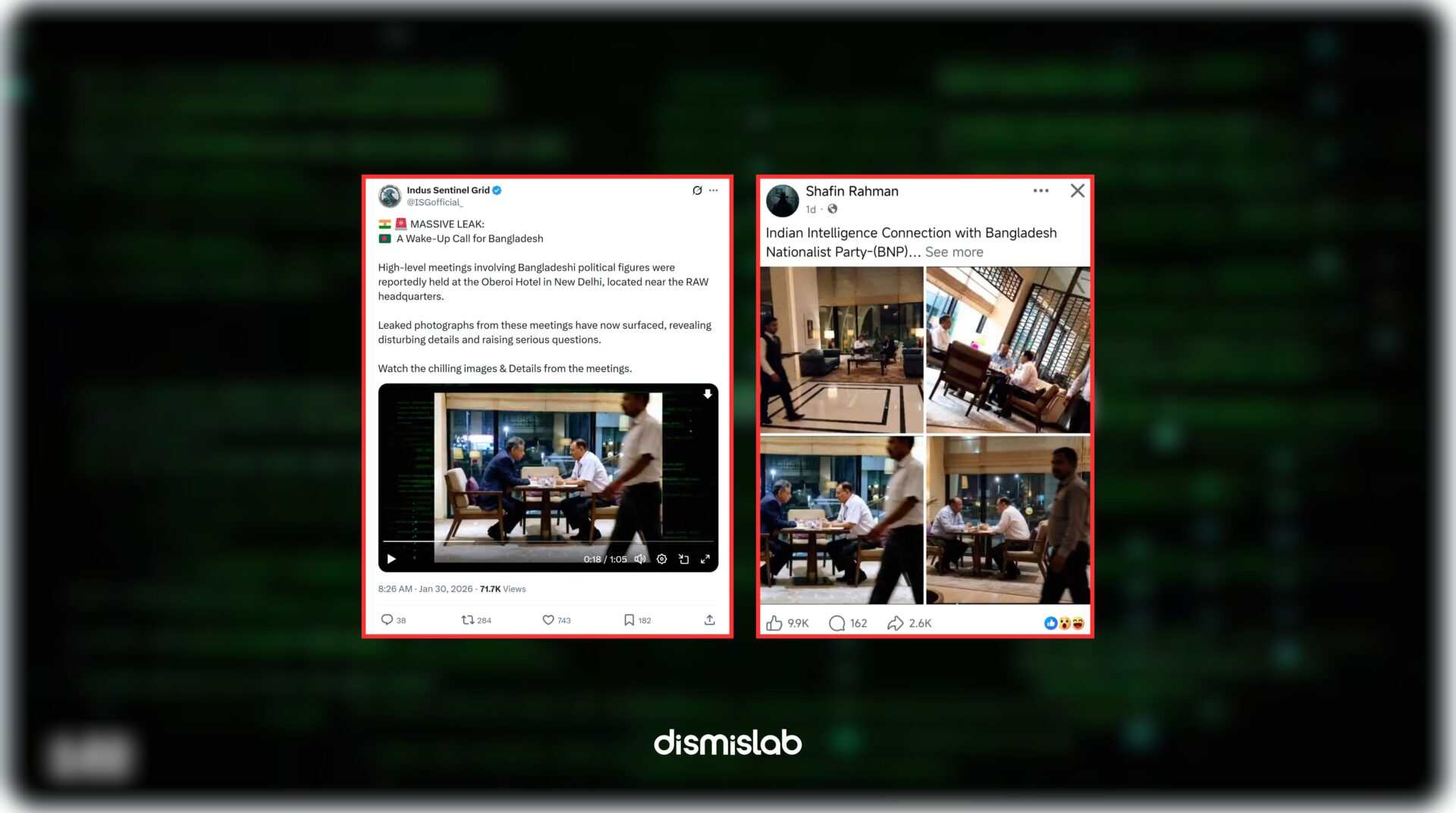 Fact-check exposes AI-generated images falsely claiming a secret meeting between BNP leaders and India’s intelligence agency RAW.