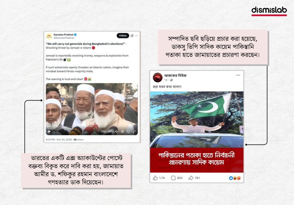 প্রশংসা এবং অপপ্রচারের গল্পে নির্বাচন প্রস্তুতি