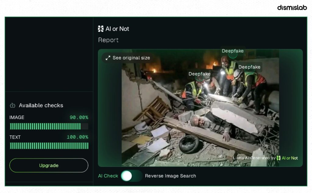 Fact-check: AI-generated image falsely claims Iran’s Supreme Leader Ayatollah Ali Khamenei was found dead under rubble after a joint US-Israel attack.
