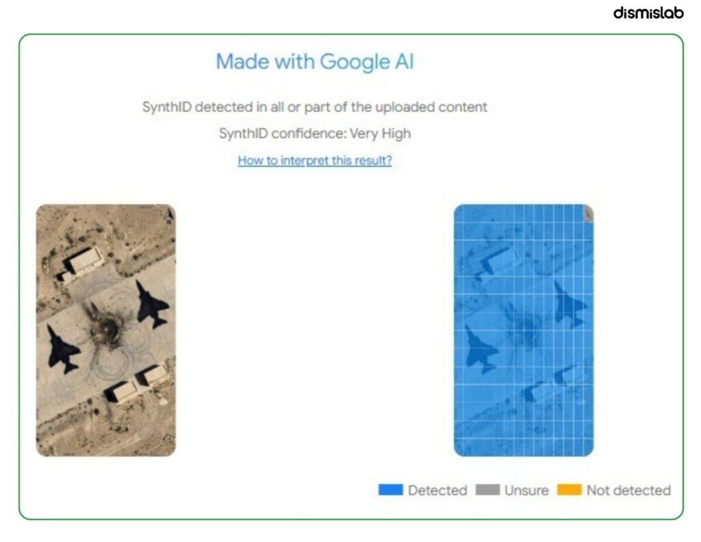 Fact-check: AI-generated satellite-style image falsely shared on Facebook claiming Iran painted fake warplanes at an airbase to mislead a US airstrike.