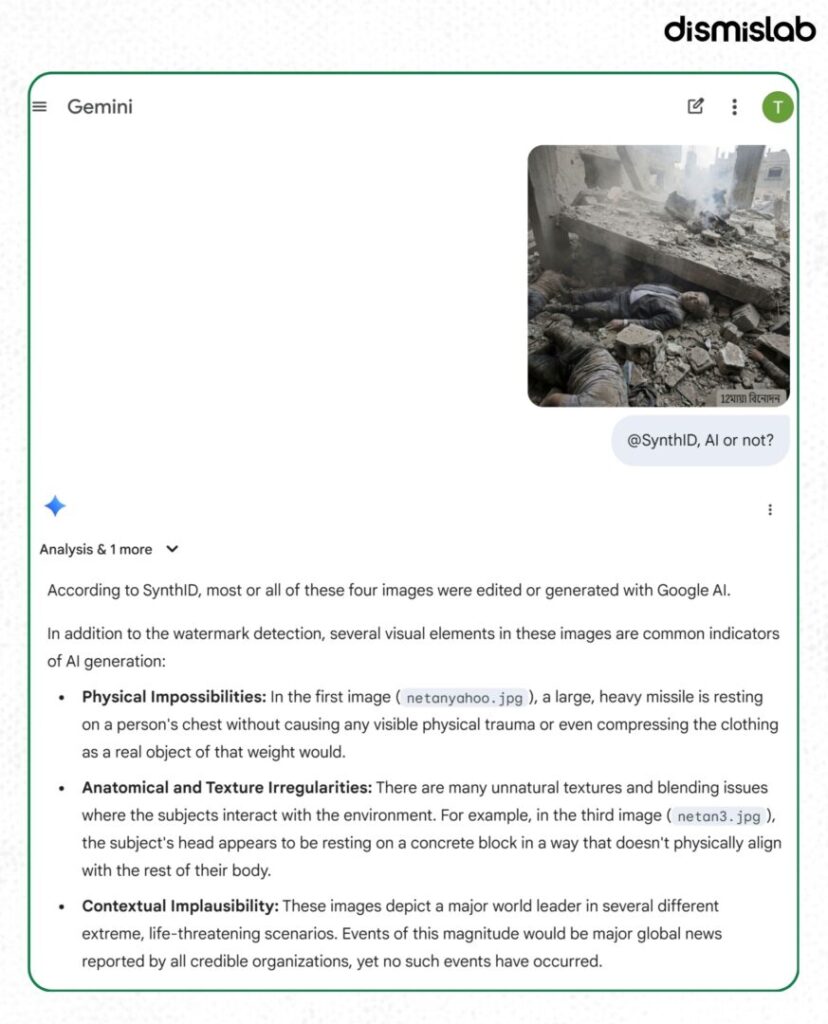 Fact-check reveals AI-generated images falsely claiming Israeli Prime Minister Benjamin Netanyahu was killed in an Iranian missile strike, circulated widely on Facebook.