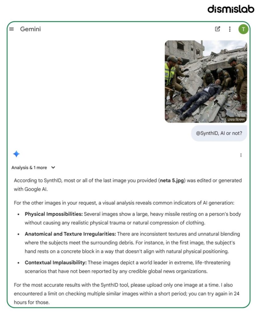 Fact-check reveals AI-generated images falsely claiming Israeli Prime Minister Benjamin Netanyahu was killed in an Iranian missile strike, circulated widely on Facebook.
