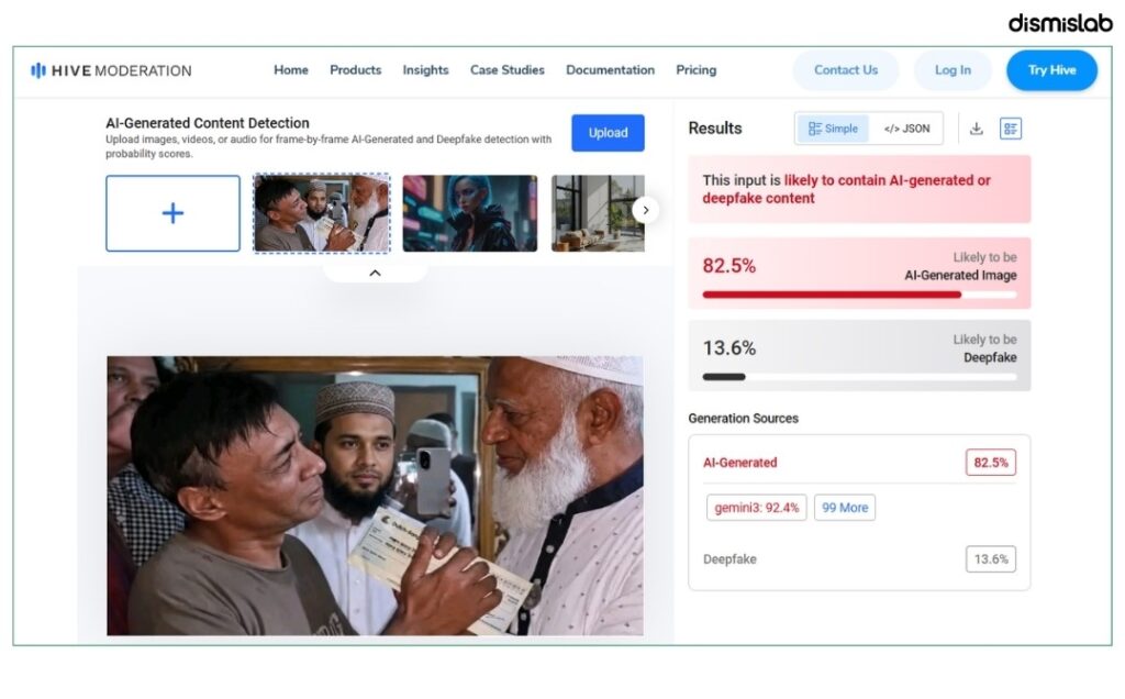 ফ্যাক্টচেক পল্লবীতে হত্যাকাণ্ডের ঘটনায় শিশুর বাবাকে জামায়াত আমীরের চেক দেওয়ার ছবিটি এআই নির্মিত