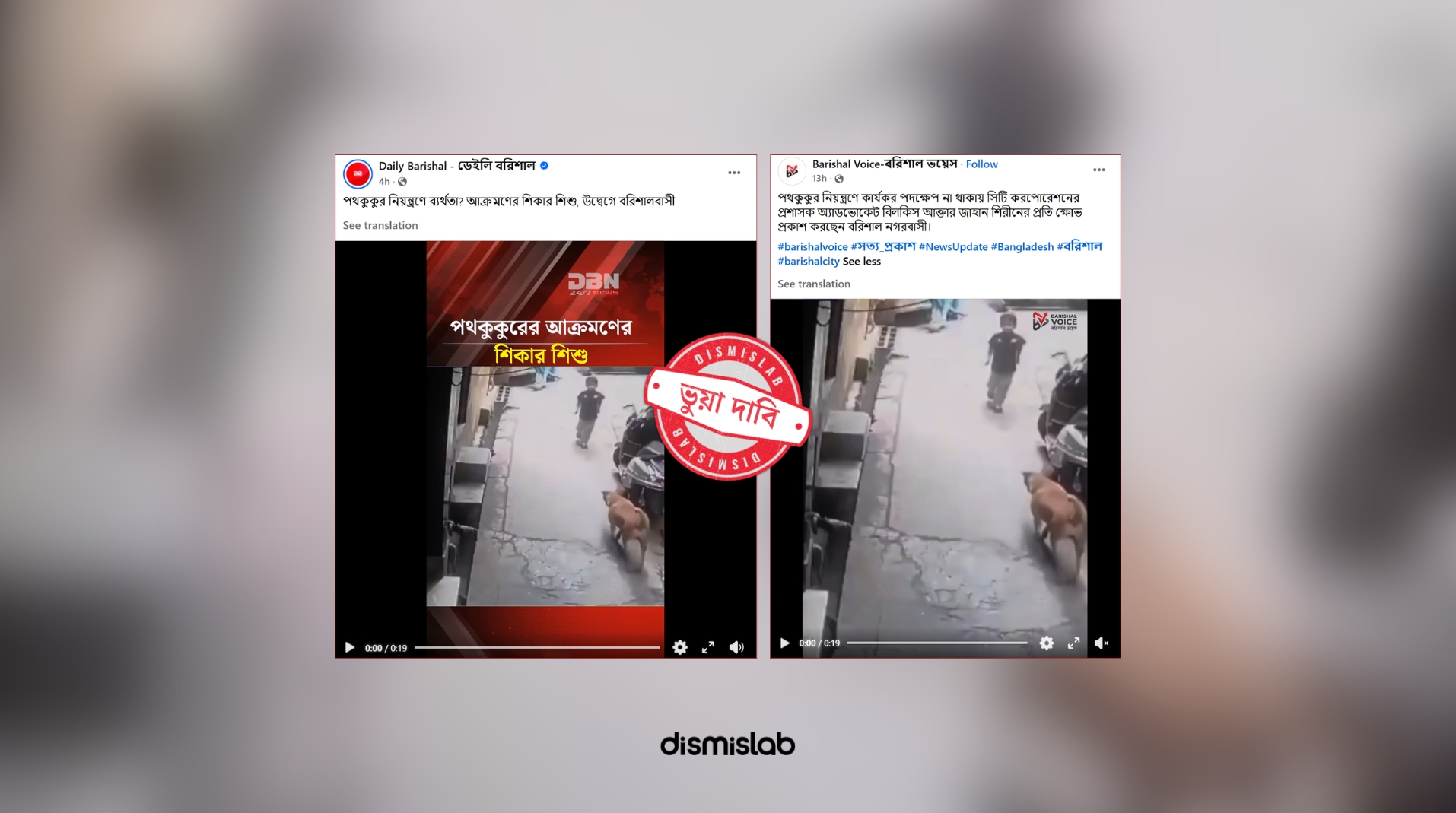 ফ্যাক্টচেক ভারতে শিশুর উপর কুকুরের আক্রমণের ভিডিও বাংলাদেশের বলে প্রচার
