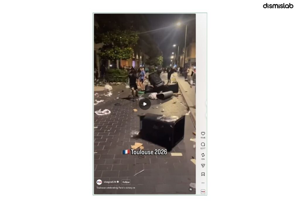 Video from France spread with claim of Moroccans wreaking havoc after entering Spain