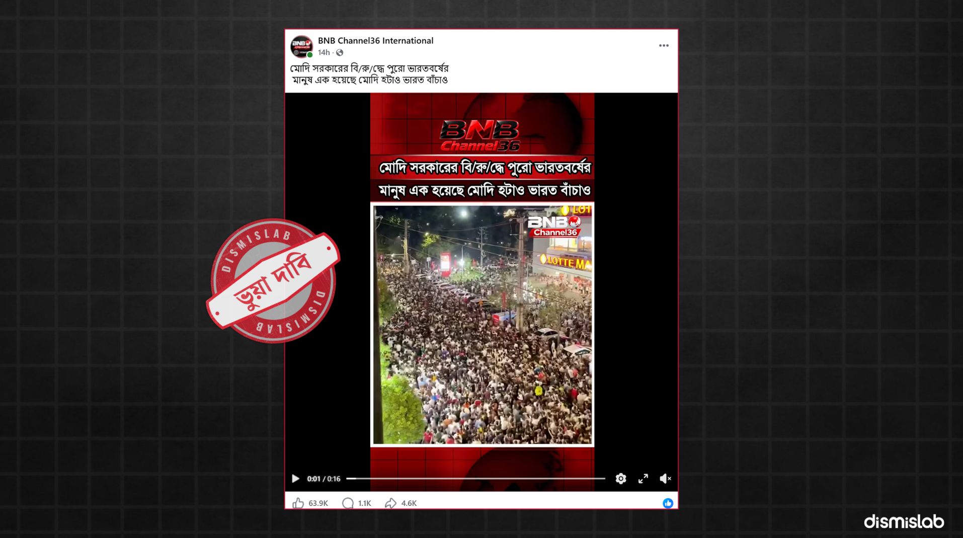 Video Is From a Vietnamese Festival, Not an Indian Protest